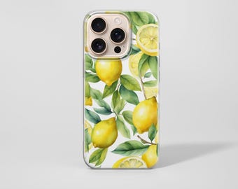 Lemon Phone Case Yellow Citrus Cover For iPhone 17e 17Pro 16e 16Pro 15 14 Google Pixel 10A 10Pro XL 9Pro 8A Samsung Galaxy S26 S25 S24 S23