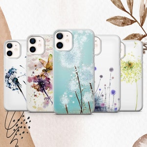 Dandelion Phone Case Dandelion Art Pattern Cover For iPhone 17Air 17Pro Max 16e 16Pro Max 15 15Pro 15Plus 14 14Pro 14Plus 13 13Pro 13Pro 12