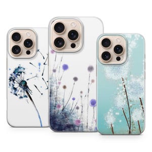 Dandelion Phone Case Dandelion Art Pattern Cover For iPhone 17e 17Air 17Pro Max 16e 16Pro Max 15 15Pro 15Plus 14 14Pro 13 13Pro 13Pro 12 11