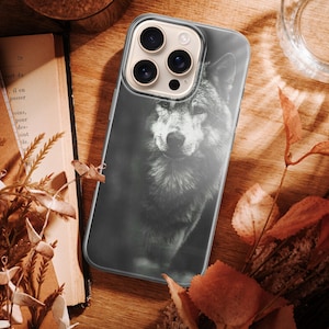 Funda para teléfono Wolf, funda Forest Wolf para iPhone 17e 17Pro Max 16e 16Pro 15 15Pro 15Pro Max 14 14Pro 13 13Pro 13Pro Max 12 12Pro 12Pro Max 11Pro imagen 12