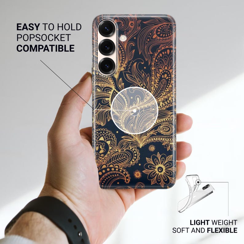 Mandala Phone Case Mandala Art Cover For Samsung S26 S26 Ultra S26 Plus S25 FE S25 Ultra S25 Edge S24 FE S23 FE S23 Ultra S21 A15 A16 A56 image 7