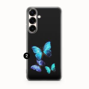 Butterfly Phone Case Butterflies Cover For Samsung S26 S26 Ultra S26 Plus S25 FE S25 Ultra S25 Edge S24 Ultra S24 FE S23 FE S23 S22 A16 A56 2
