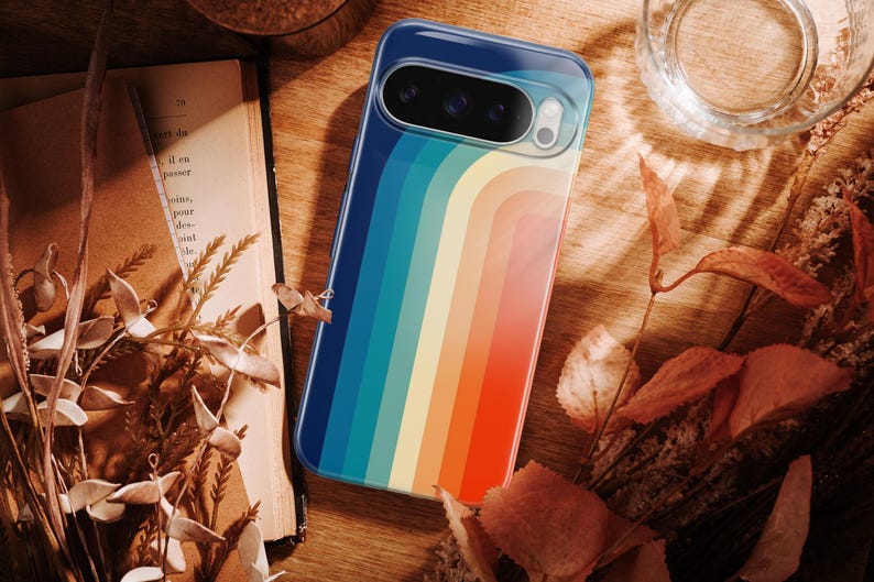 Cover per telefono retrò con strisce retrò anni '70 per Google Pixel 11 11 Pro 11 Pro XL 10A 10 Pro 10 Pro XL 9 Pro 9A 9 Pro XL 8Pro 8A 7A 7 Pro 6Pro immagine 15