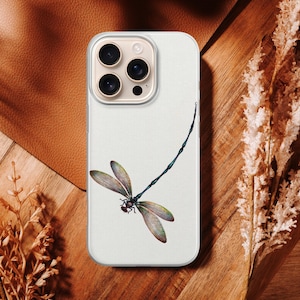 Funda para teléfono con diseño de libélula en acuarela para iPhone 17e, 17Air, 17Pro Max, 17Pro, 16e, 16Plus, 16Pro Max, 15, 15Plus, 15Pro, 14, 14Pro, 13 y 12. imagen 19