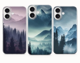 Abstrakt Berge Handy Fall Berge Abdeckung für iPhone 17e 17Pro 16e 16Pro 15 14 Samsung S26 S25 S24 A56 Google Pixel 10A 10Pro XL 9Pro 8A