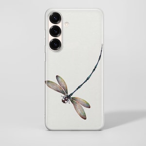 Dragonfly Phone Case Watercolor Dragonfly Art Cover For Samsung S26 S26 Ultra S25 FE S25 Edge S25 Ultra S24 FE S24 Ultra S23 FE S22 A16 A56 image 9