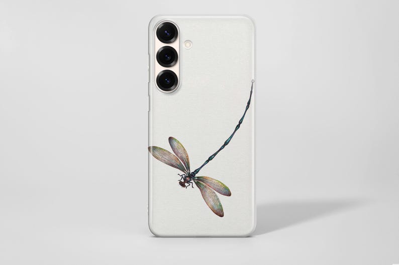 Dragonfly Phone Case Watercolor Dragonfly Art Cover For Samsung S26 S26 Ultra S25 FE S25 Edge S25 Ultra S24 FE S24 Ultra S23 FE S22 A16 A56 image 9