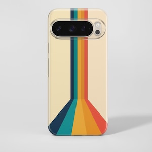 Cover per telefono retrò con strisce retrò anni '70 per Google Pixel 11 11 Pro 11 Pro XL 10A 10 Pro 10 Pro XL 9 Pro 9A 9 Pro XL 8Pro 8A 7A 7 Pro 6Pro immagine 9