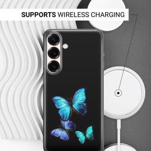Butterfly Phone Case Butterflies Cover For Samsung S26 S26 Ultra S26 Plus S25 FE S25 Ultra S25 Edge S24 Ultra S24 FE S23 FE S23 S22 A16 A56 image 6