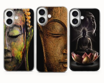 Buddha Art Phone Case, Buddhism Cover For iPhone 17e 17Pro Max 16e 16Pro 15 14 13 12 Samsung S26 S25 S24 A56 Google Pixel 10A 10Pro XL 9A 8A