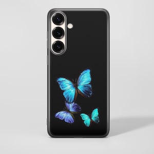 Butterfly Phone Case Butterflies Cover For Samsung S26 S26 Ultra S26 Plus S25 FE S25 Ultra S25 Edge S24 Ultra S24 FE S23 FE S23 S22 A16 A56 image 9