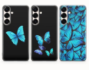 Butterfly Phone Case Butterflies Cover For Samsung S26 S26 Ultra S26 Plus S25 FE S25 Ultra S25 Edge S24 Ultra S24 FE S23 FE S23 S22 A16 A56