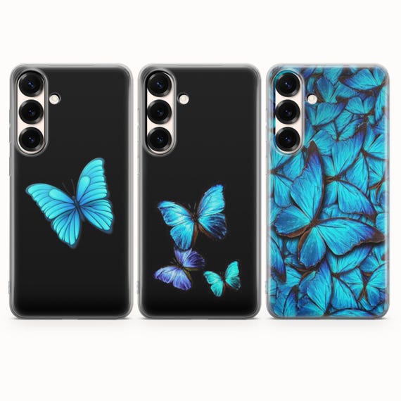 Butterfly Phone Case Butterflies Cover For Samsung S26 S26 Ultra S26 Plus S25 FE S25 Ultra S25 Edge S24 Ultra S24 FE S23 FE S23 S22 A16 A56