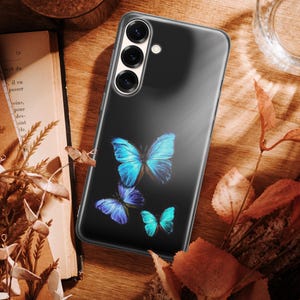 Butterfly Phone Case Butterflies Cover For Samsung S26 S26 Ultra S26 Plus S25 FE S25 Ultra S25 Edge S24 Ultra S24 FE S23 FE S23 S22 A16 A56 image 12