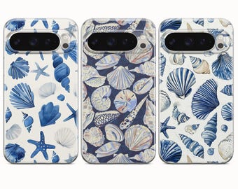 Seashell Phone Case Starfish Pattern Cover Fit For Google Pixel 10A 10Pro XL 10Pro 9A 9 9Pro 9Pro XL 8A 8 8Pro 7A 7Pro 7 6Pro 6A 6 XL 5A 4A
