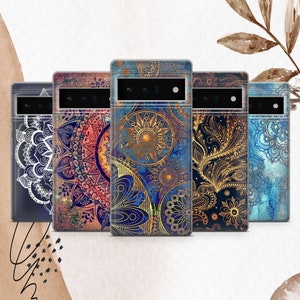 Mandala Handyhülle Mandala Muster Abdeckung für Google Pixel 9 9A 9 ProXL 9Pro 8A 8 Pro 8 7A 7 7Pro 6 6 Pro 6A XL 5A 4A 4 XL 4 3A XL 3A