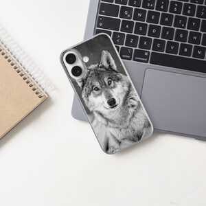 Funda para teléfono Wolf, funda Forest Wolf para iPhone 17e 17Pro Max 16e 16Pro 15 15Pro 15Pro Max 14 14Pro 13 13Pro 13Pro Max 12 12Pro 12Pro Max 11Pro imagen 17