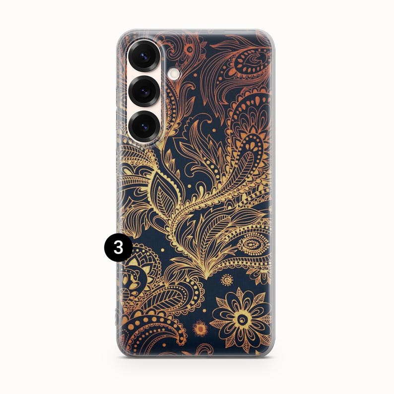 Mandala Phone Case Mandala Art Cover For Samsung S26 S26 Ultra S26 Plus S25 FE S25 Ultra S25 Edge S24 FE S23 FE S23 Ultra S21 A15 A16 A56 3