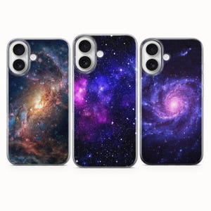 Galaxy Phone Case Space Cover For iPhone 17e 17Pro Max 16e 16Pro 15 14 Samsung S26 S25 Edge S24 S23 A16 Google Pixel 10A 10Pro XL 9Pro 8A 7A