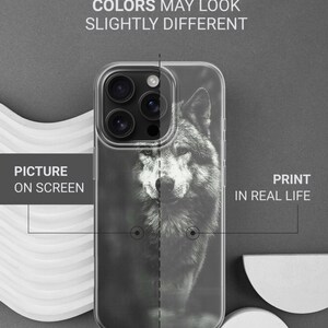 Funda para teléfono Wolf, funda Forest Wolf para iPhone 17e 17Pro Max 16e 16Pro 15 15Pro 15Pro Max 14 14Pro 13 13Pro 13Pro Max 12 12Pro 12Pro Max 11Pro imagen 5