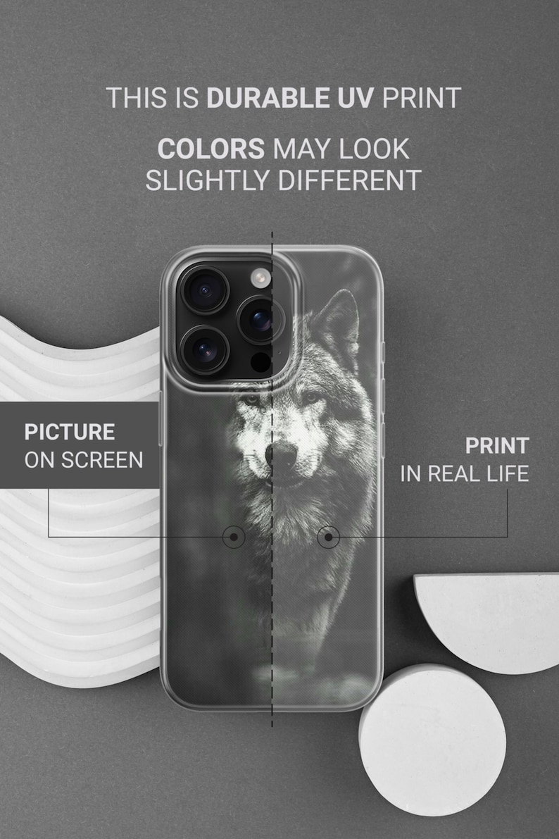 Funda para teléfono Wolf, funda Forest Wolf para iPhone 17e 17Pro Max 16e 16Pro 15 15Pro 15Pro Max 14 14Pro 13 13Pro 13Pro Max 12 12Pro 12Pro Max 11Pro imagen 5