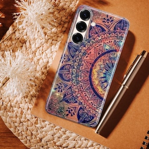 Mandala Phone Case Mandala Art Cover For Samsung S26 S26 Ultra S26 Plus S25 FE S25 Ultra S25 Edge S24 FE S23 FE S23 Ultra S21 A15 A16 A56 image 12