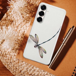 Dragonfly Phone Case Watercolor Dragonfly Art Cover For Samsung S26 S26 Ultra S25 FE S25 Edge S25 Ultra S24 FE S24 Ultra S23 FE S22 A16 A56 image 12
