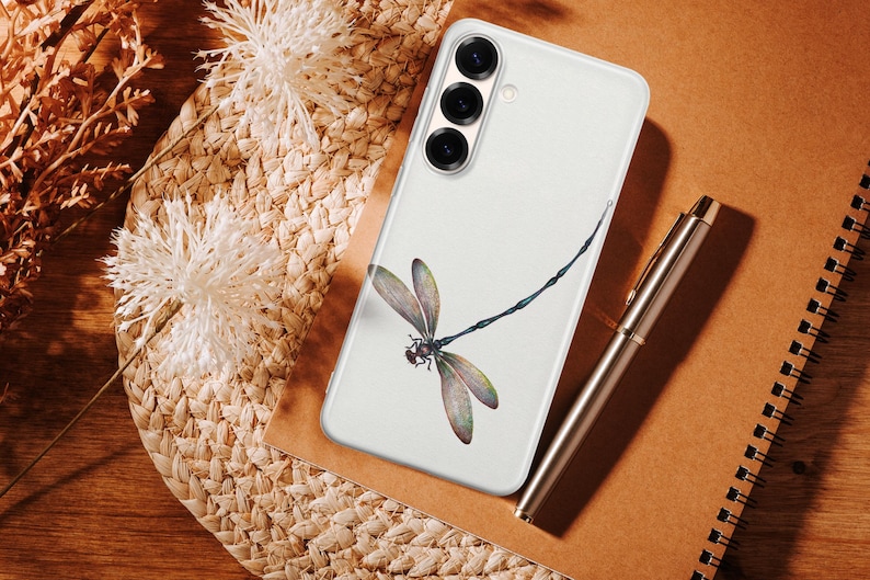 Dragonfly Phone Case Watercolor Dragonfly Art Cover For Samsung S26 S26 Ultra S25 FE S25 Edge S25 Ultra S24 FE S24 Ultra S23 FE S22 A16 A56 image 12