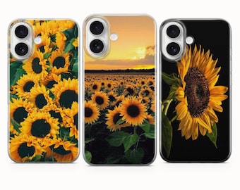 Sunflower Phone Case Sunflower Art Cover For iPhone 17e 17Pro Max 16 16e 16Plus 16Pro Max 15 15Plus 15Pro Max 14 14Plus 14Pro 13 13Pro 12