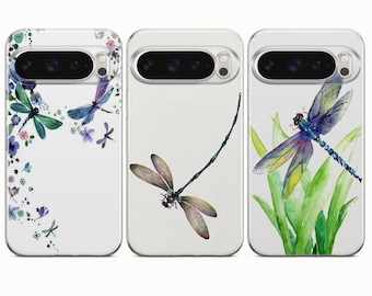 Dragonfly Phone Cover Watercolor Dragonfly Art Case For Google Pixel 10 10A 10Pro 10Pro XL 9 9A 9Pro 9Pro XL 8A 8Pro 8 7A 7Pro 7 6Pro 6A