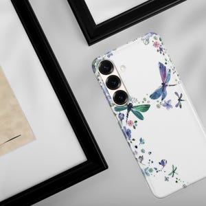 Dragonfly Phone Case Watercolor Dragonfly Art Cover For Samsung S26 S26 Ultra S25 FE S25 Edge S25 Ultra S24 FE S24 Ultra S23 FE S22 A16 A56 image 8