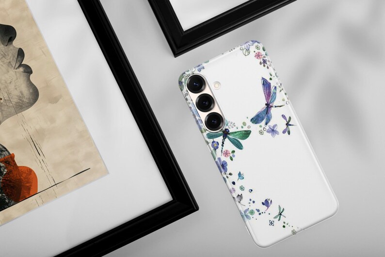 Dragonfly Phone Case Watercolor Dragonfly Art Cover For Samsung S26 S26 Ultra S25 FE S25 Edge S25 Ultra S24 FE S24 Ultra S23 FE S22 A16 A56 image 8