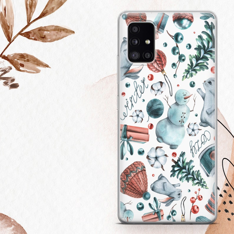Christmas Phone Case Xmas Gift Cover Fit for Samsung A53, A51, S8, S9