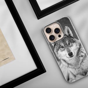 Funda para teléfono Wolf, funda Forest Wolf para iPhone 17e 17Pro Max 16e 16Pro 15 15Pro 15Pro Max 14 14Pro 13 13Pro 13Pro Max 12 12Pro 12Pro Max 11Pro imagen 9