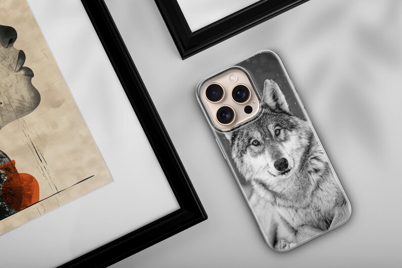 Funda para teléfono Wolf, funda Forest Wolf para iPhone 17e 17Pro Max 16e 16Pro 15 15Pro 15Pro Max 14 14Pro 13 13Pro 13Pro Max 12 12Pro 12Pro Max 11Pro imagen 9