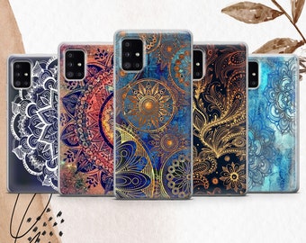 Mandala Phone Case Mandala Art Cover For Samsung S25 S25 Plus S25 Ultra S25 Edge S24 S24 FE S23 Plus S23 FE S23 Plus S23 Ultra A15 A16 A56
