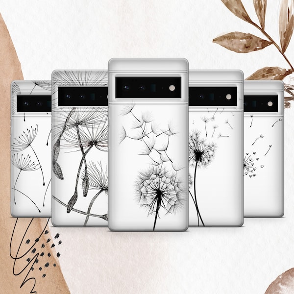 Dandelion Phone Case Dandelion Pattern Cover For Google Pixel 8A 8 7A 7 7Pro 6 6Pro 6A XL 5A 4A 4XL 4 3A XL 3A 3XL 3 2 2XL