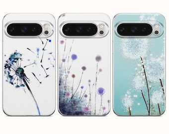 Funda para teléfono con estampado de diente de león para Google Pixel 10 10A 10Pro XL 10Pro 9A 9 9Pro 9Pro XL 8A 8 8Pro 7A 7Pro 7 6Pro 6A 6 XL
