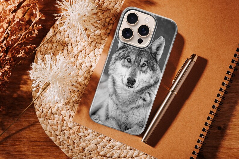 Funda para teléfono Wolf, funda Forest Wolf para iPhone 17e 17Pro Max 16e 16Pro 15 15Pro 15Pro Max 14 14Pro 13 13Pro 13Pro Max 12 12Pro 12Pro Max 11Pro imagen 13