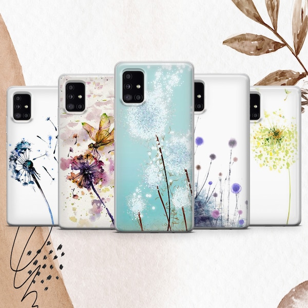 Dandelion Art Phone Case Dandelion Cover For Samsung S24 S24 Plus S23 S23 FE S23 Plus S23 Ultra S22 S21 A15 A25 A13 A35 A32 A52 A55 S20 Plus