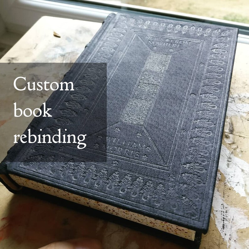 Custom Leather Book Binding or Rebinding Service Etsy