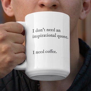 Funny inspirational custom coffee mug, personalized work from home cup, social distancing 11 oz 15 ounce large quarantine gift for friends