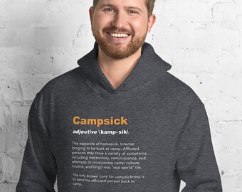 Camping Sweatshirt, Definition Shirt Männer, Camping Hoodie Happy Camper Shirt Abenteuer Sweatshirt Valentinstag Geschenk Freund Wandern Sweatshirt