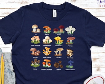 Mushroom Hunter Shirt, Mycologist Gift, Mushrooms shirts for Kids, Mushroom Picking Hunting T-shirt, Fungi Shirt Morel Tee Botanical Sweater