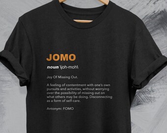Choose Happy Shirt, JOMO Joy of Missing Out, Camping Gifts, Introvert Shirt, Mental Health Tshirt, Breathe Meditation Fathers Day Mens Funny