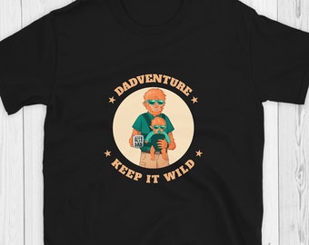 Fathers day gift, new dad tshirt, baby shower, DADVENTURE, dad to be, baby announcement, husband outdoor adventure camping gift for dad tee