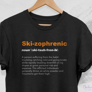 Funny ski definition shirt, winter sport shirt, ski dad gifts for him, fathers day gift from son, funny skiing shirts, ski gift for roommate