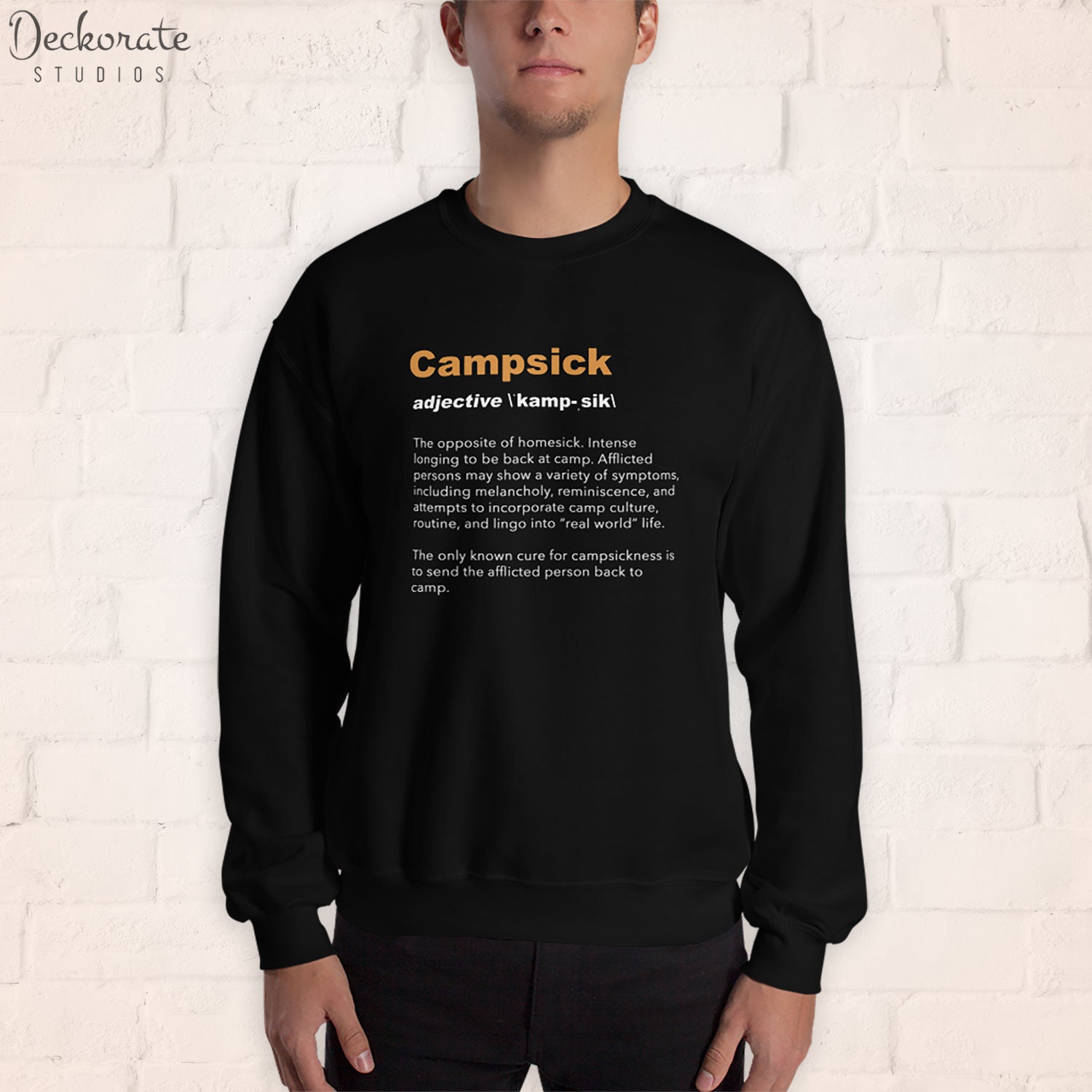 Camping Definition Sweatshirt Funny Camping Shirt Hiking Etsy