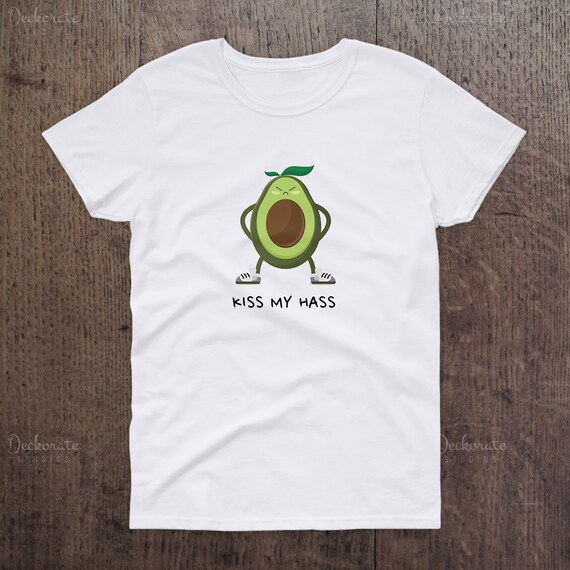 Back That Hass Up Funny Avocado Crop Top Christmas Gift for Vegan or Vegetarian