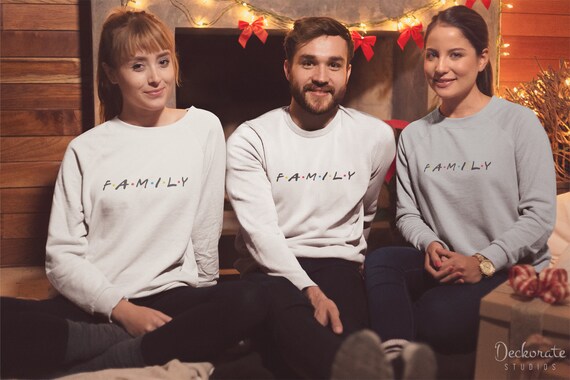 Matching Family Sweater Custom Family Sweatshirt Couples Gift Cousins Tv Show Long Sleeve Jumper Friends Vacation Pullover Plus Size Etsy Canada